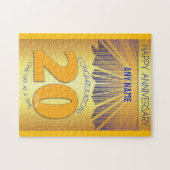 Puzzle 20 Year | AA 12 Step Anniversary Personalized (Horizontal)