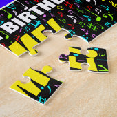 Puzzle 20e anniversaire — Symboles de musique amusants et (Côté)