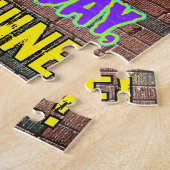 Puzzle 21e anniversaire ~ Amusant, Graffiti urbain inspir (Côté)