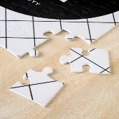 Puzzle 21e anniversaire personnalisé Moderne et élégant (Côté)