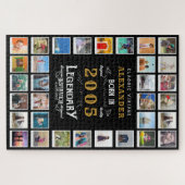Puzzle 21st Birthday 2005 Legend Memories Photo Collage (Horizontal)