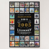 Puzzle 21st Birthday 2005 Legend Memories Photo Collage (Vertical)
