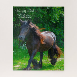 Puzzle 21st Birthday Wishes.