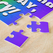 Puzzle 22e anniversaire : Coloré, amusant Motif arc-en-ci (Côté)