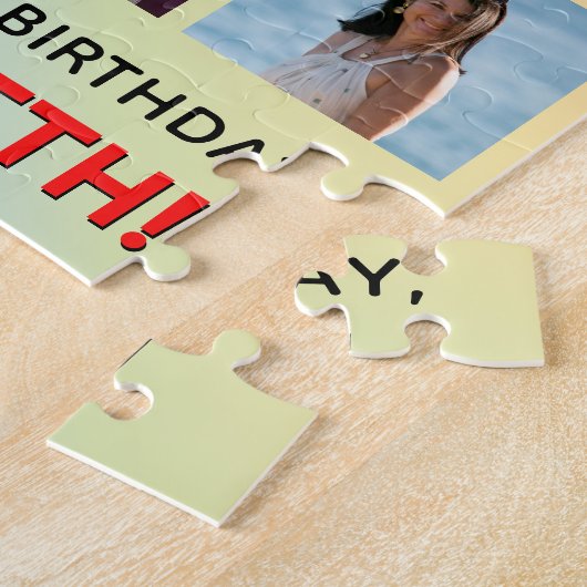 Puzzle 23e anniversaire : Arc en ciel amusant #, Nom pers (Côté)