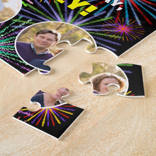 Puzzle 23e anniversaire : Arc en ciel amusant #, Nom pers (Côté)