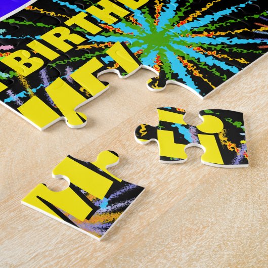 Puzzle 23e anniversaire : Feu d'artifice festif amusant e (Côté)