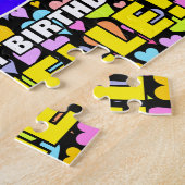 Puzzle 23e anniversaire — Formes de coeur amusantes et ai (Côté)