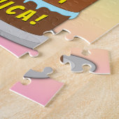 Puzzle 23e anniversaire : Gâteau et bougies amusants + No (Côté)