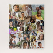 Puzzle 24 Haphazardly Overlapping Photos Collage Modèle (Vertical)