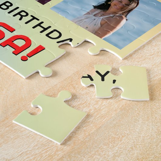 Puzzle 24e anniversaire : Arc en ciel amusant #, Nom pers (Côté)