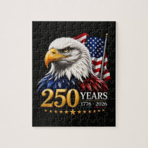 Puzzle 250 ans d'Amérique 250e anniversaire patriotique É
