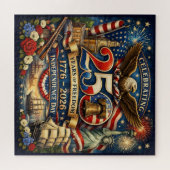 Puzzle 250 ans de liberté (1776–2026) (Horizontal)