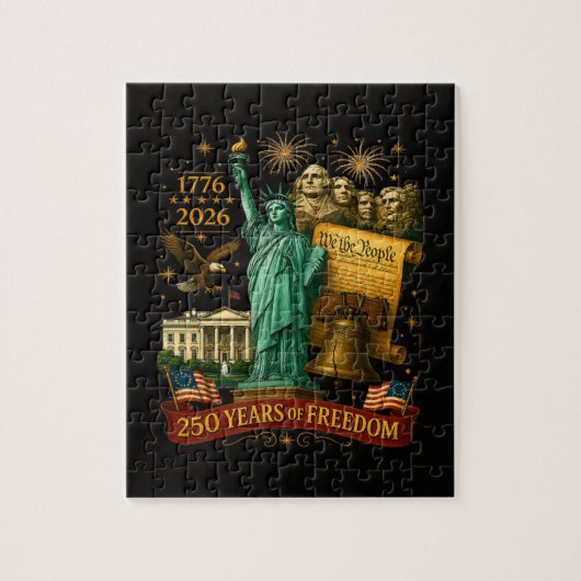 Puzzle 250 ans de liberté américaine (Vertical)