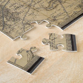 Puzzle 252 mapa antiguo de Paris (Côté)