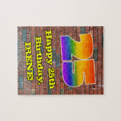 Puzzle 25e anniversaire : Arc en ciel inspiré par les gra (Horizontal)