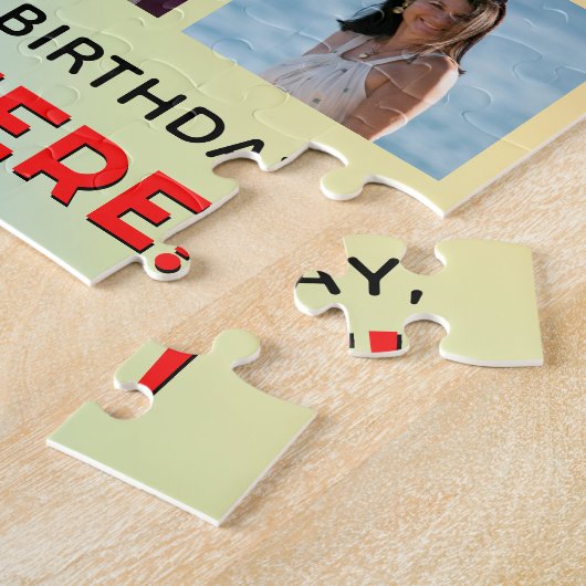 Puzzle 26e anniversaire : Arc-en-ciel amusant #, Nom pers (Côté)