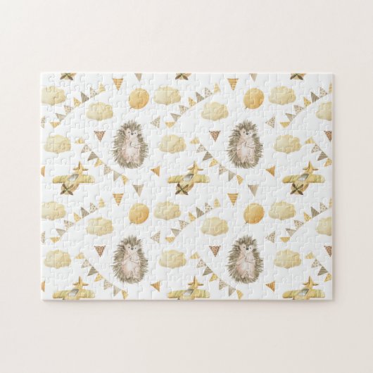 Puzzle (27,9 x 35,5 cm, 252 cm) - Little Hedgehog (Horizontal)