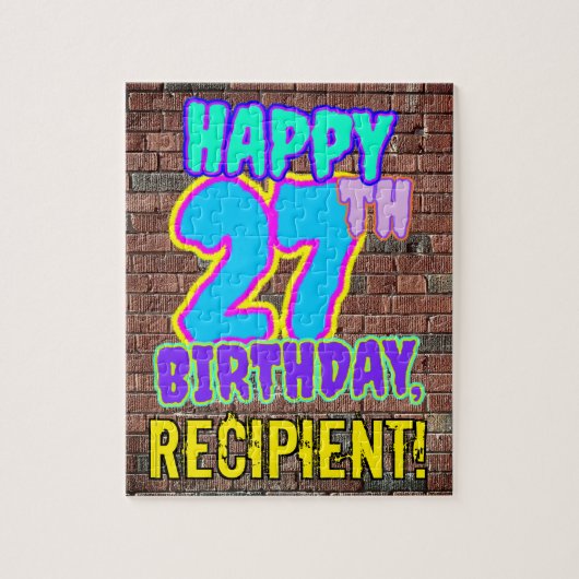 Puzzle 27e anniversaire ~ Amusant, Graffiti urbain inspir (Vertical)