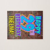 Puzzle 29e anniversaire ~ Amusant, Graffiti urbain inspir (Horizontal)