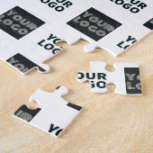 Puzzle 2 Logos Simples Logos Répétitifs | Blanc (Côté)