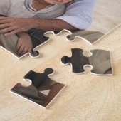 Puzzle 2 Photo Collage Nom de famille - Photos horizontal (Côté)