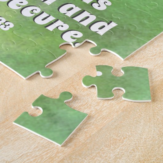 Puzzle 2 Samuel 22:33 C'est Dieu qui m'arme avec force (Côté)