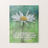 Puzzle 2 Samuel 22:33 C'est Dieu qui m'arme avec force (Vertical)