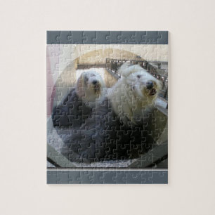 Puzzle 2 vieux chiens de berger anglais