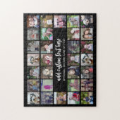 Puzzle 30 Grille de collage photo - 2 Zones de texte - no (Vertical)