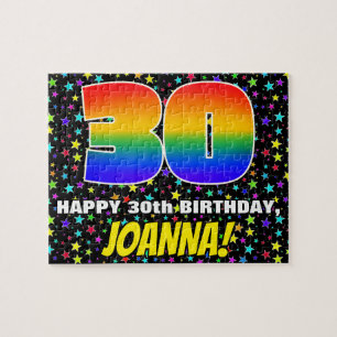 Puzzle 30e anniversaire — Amusant, Motif de terrain étoil