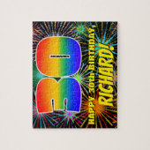 Puzzle 30e anniversaire : Feu d'artifice festif amusant e (Vertical)