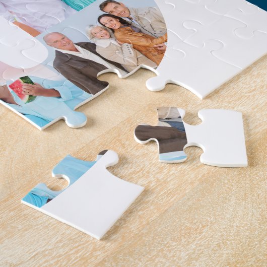 Puzzle 30e anniversaire Photo Collage Numéro 30 Keepsaké (Côté)