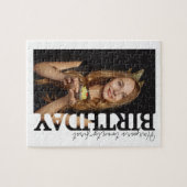 Puzzle 30th Birthday Photo college Party  (Horizontal)