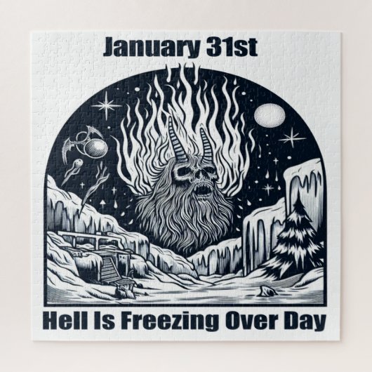 Puzzle 31 janvier - L'enfer gèle toute la journée (Vertical)