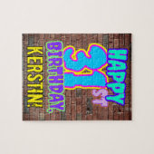 Puzzle 31e anniversaire ~ Amusant, Graffiti urbain inspir (Horizontal)