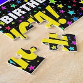 Puzzle 31e anniversaire — Amusant, Motif de terrain étoil (Côté)