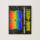 Puzzle 35e anniversaire — Symboles de musique amusants et (Vertical)