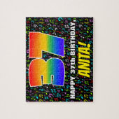 Puzzle 37e anniversaire — Symboles de musique amusants et (Vertical)