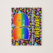 Puzzle 39e anniversaire — Formes de coeur amusantes et ai (Vertical)