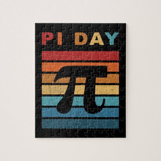 Puzzle 3.14 Jour Pi Vintage (Vertical)
