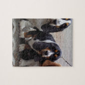 Puzzle 3 chiots basset hound (Horizontal)