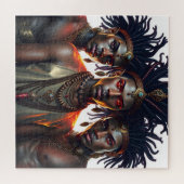 Puzzle 3 Elfes Princes Elfes Noirs avec Locus (Horizontal)