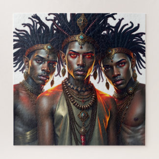 Puzzle 3 Elfes Princes Elfes Noirs avec Locus