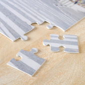 Puzzle 3 Photo Turquoise Aquarelle (Côté)