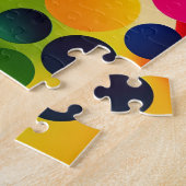 Puzzle 3D Abstrait géométrique coloré (Côté)