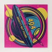 Puzzle 404 Gravité introuvable - Art Spop Rétro (Horizontal)