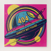 Puzzle 404 Gravité introuvable - Art Spop Rétro (Vertical)