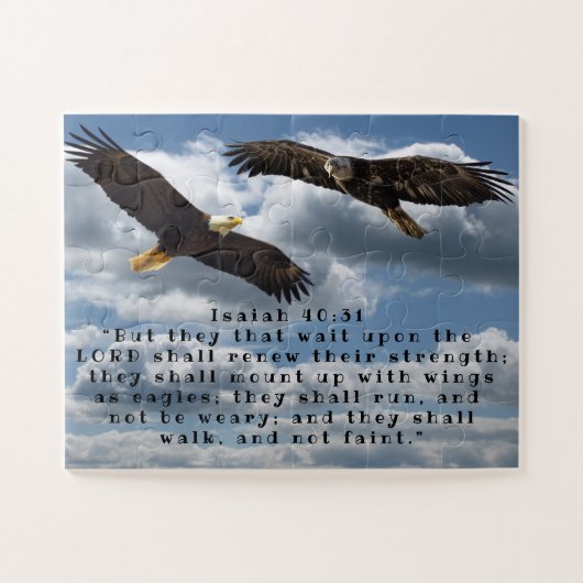 Puzzle 40:31 d'ISAÏE (Horizontal)