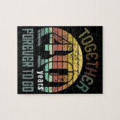 Puzzle 40e Anniversaire Mariage Cadeaux Pour Couples (Horizontal)